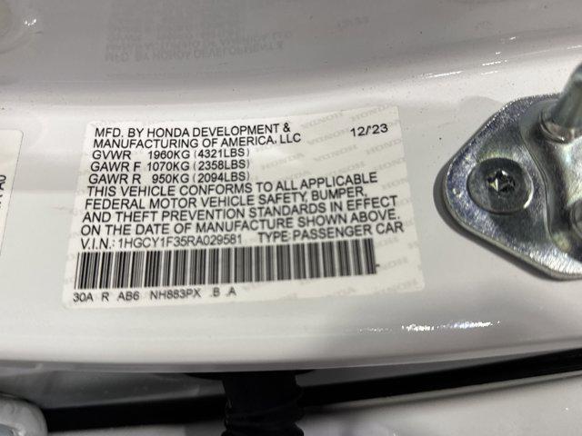 used 2024 Honda Accord car, priced at $26,999