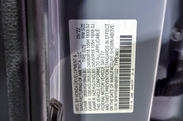 used 2022 Honda Pilot car, priced at $28,886