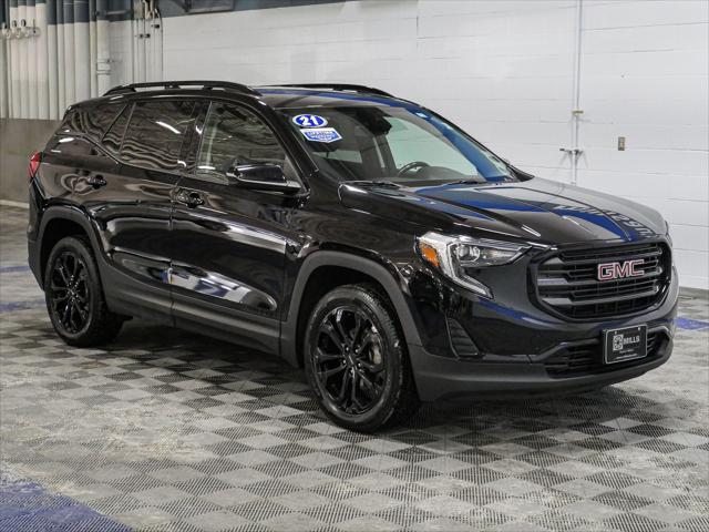 used 2021 GMC Terrain car, priced at $20,226