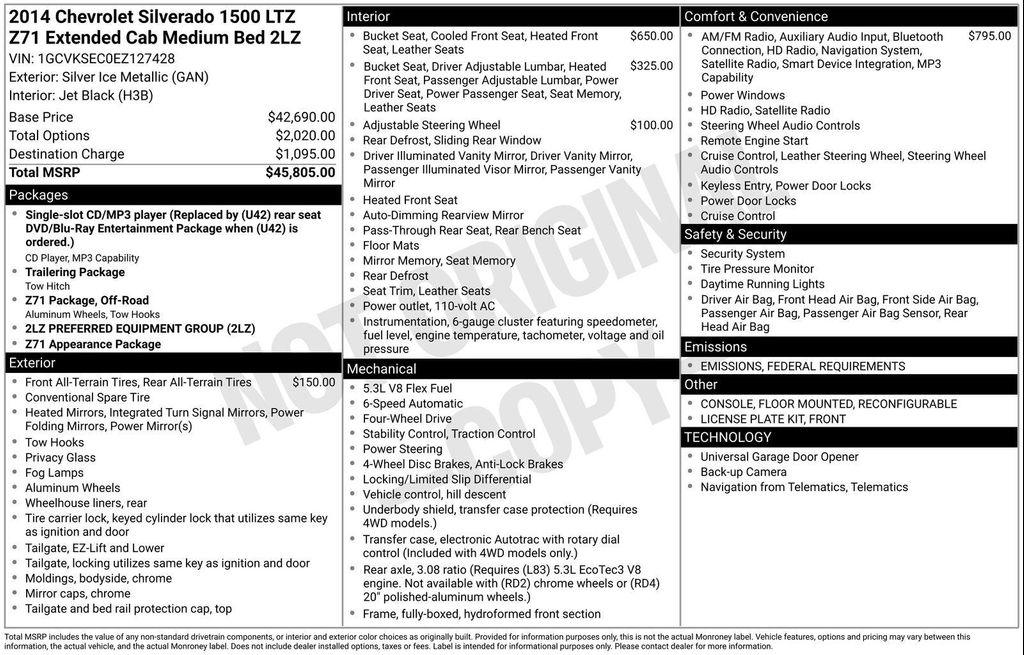 used 2014 Chevrolet Silverado 1500 car, priced at $15,571