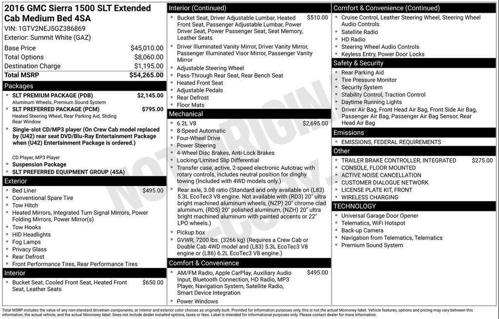 used 2016 GMC Sierra 1500 car, priced at $28,304