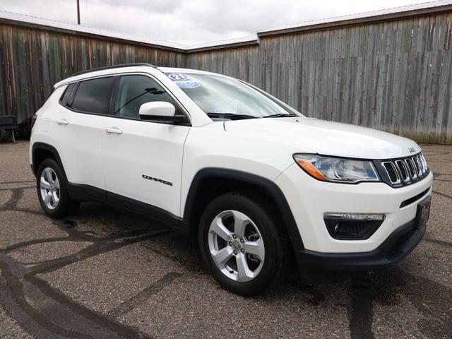 used 2021 Jeep Compass car, priced at $21,848