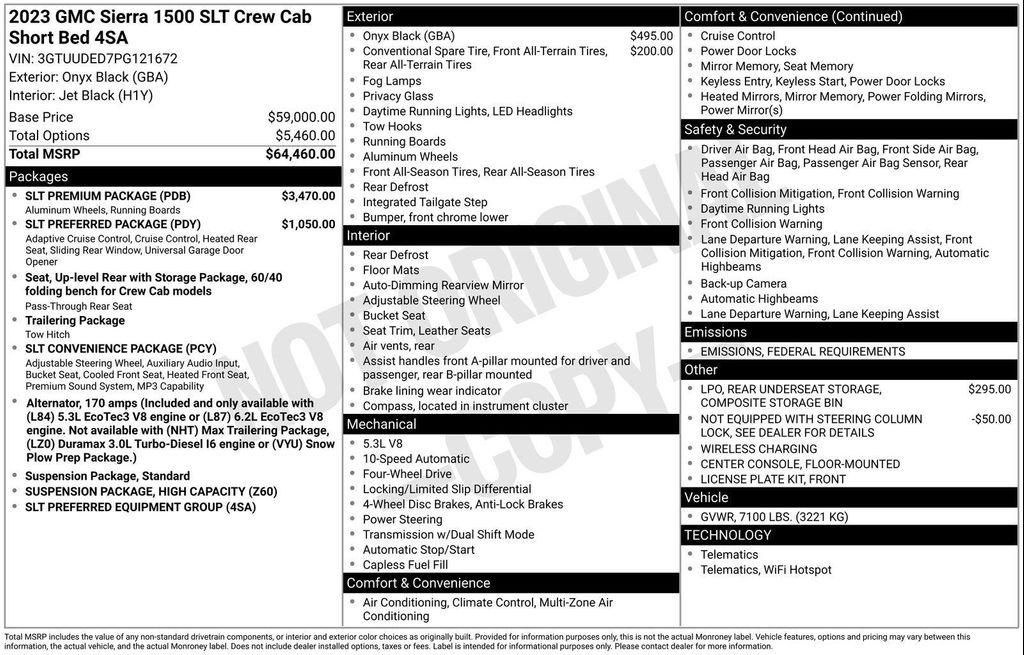 used 2023 GMC Sierra 1500 car, priced at $40,993