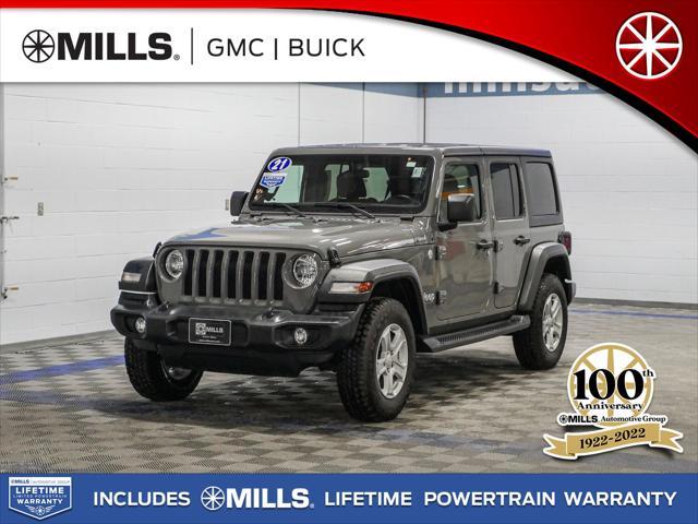 used 2021 Jeep Wrangler Unlimited car, priced at $27,973