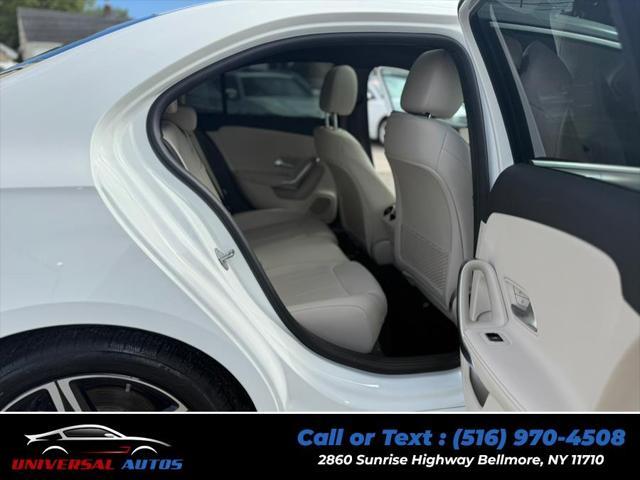used 2022 Mercedes-Benz A-Class car, priced at $20,999