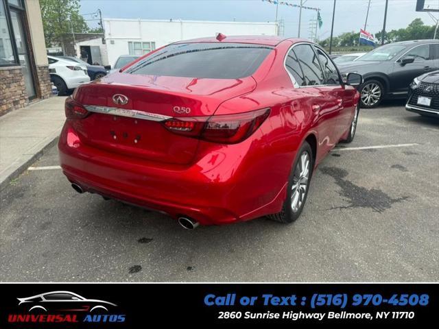 used 2022 INFINITI Q50 car, priced at $21,700