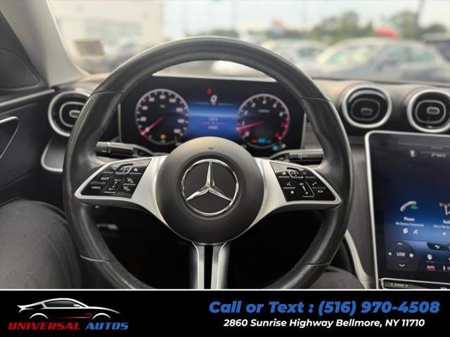 used 2022 Mercedes-Benz C-Class car, priced at $22,999