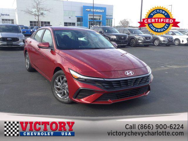 used 2024 Hyundai Elantra car, priced at $18,500