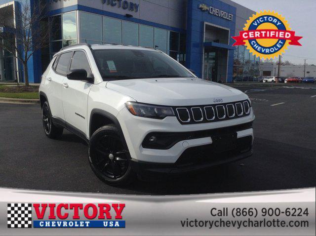 used 2022 Jeep Compass car, priced at $22,500