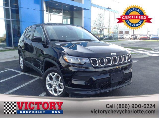 used 2024 Jeep Compass car, priced at $21,000