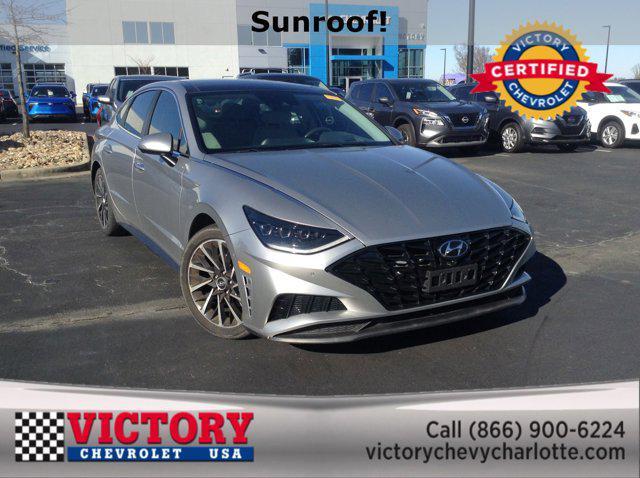 used 2021 Hyundai Sonata car, priced at $21,500