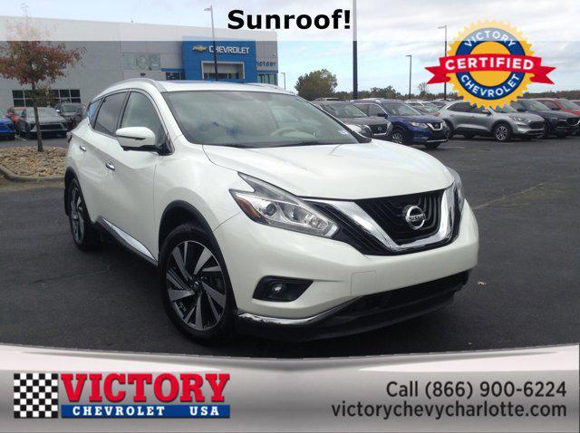 used 2018 Nissan Murano car, priced at $18,000