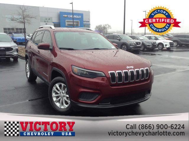 used 2020 Jeep Cherokee car, priced at $16,000