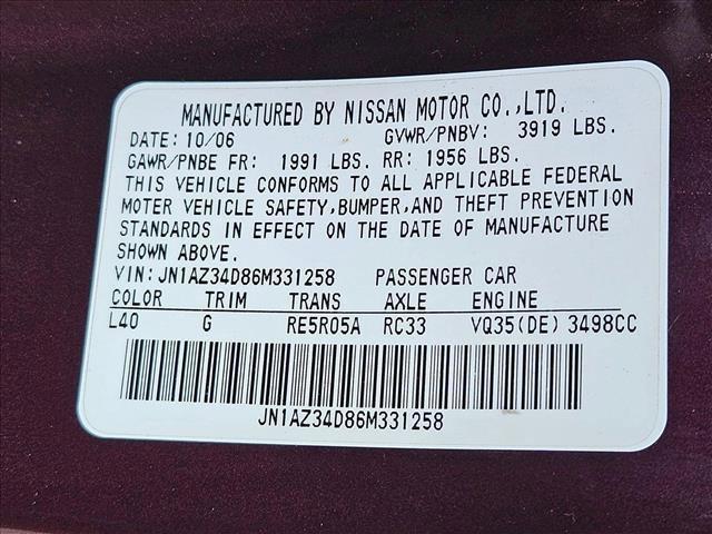 used 2006 Nissan 350Z car, priced at $16,434