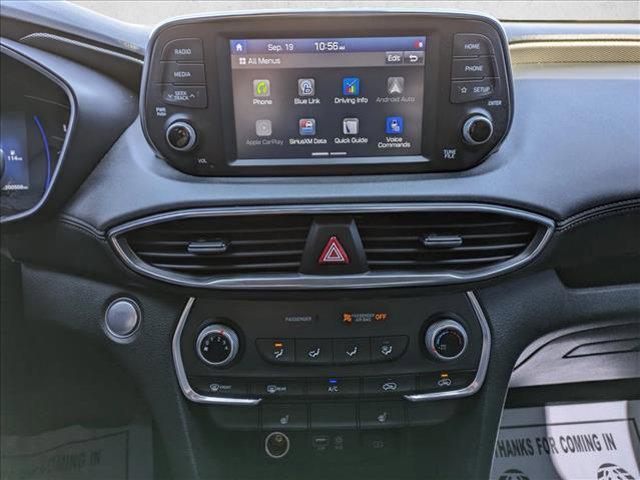used 2020 Hyundai Santa Fe car, priced at $14,995