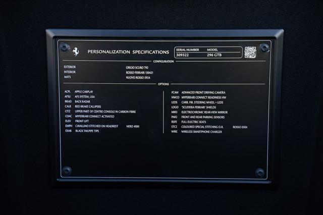 used 2024 Ferrari 296 GTB car, priced at $349,990