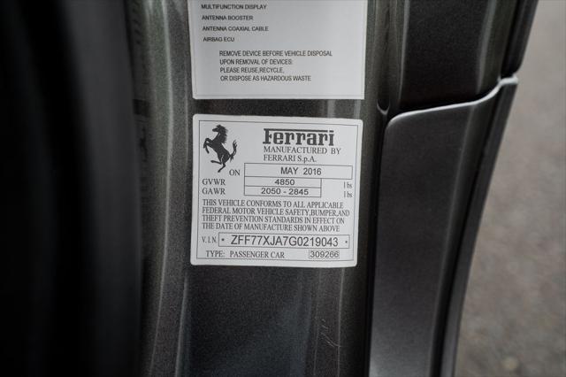 used 2016 Ferrari California car, priced at $137,500
