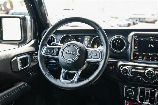 used 2022 Jeep Wrangler Unlimited 4xe car, priced at $39,500