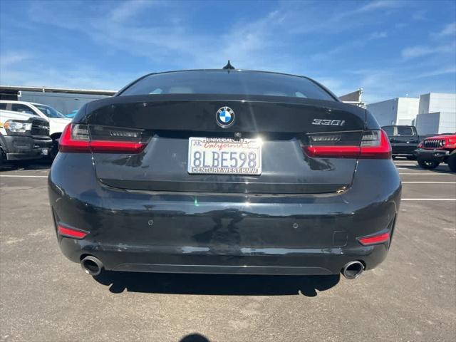 used 2019 BMW 330 car, priced at $19,097