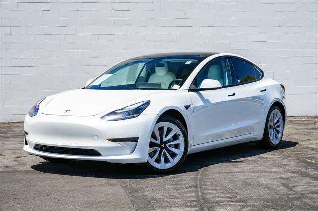used 2021 Tesla Model 3 car, priced at $21,472