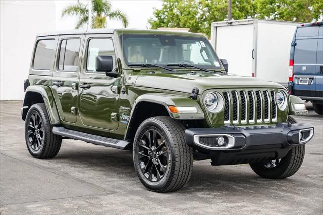 used 2021 Jeep Wrangler Unlimited 4xe car, priced at $33,833
