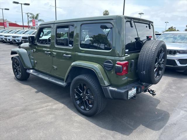 used 2021 Jeep Wrangler Unlimited 4xe car, priced at $33,833