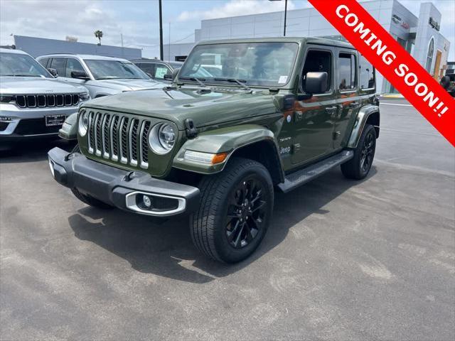 used 2021 Jeep Wrangler Unlimited 4xe car, priced at $33,833
