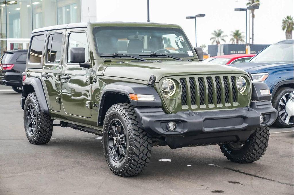 used 2021 Jeep Wrangler Unlimited car, priced at $27,500
