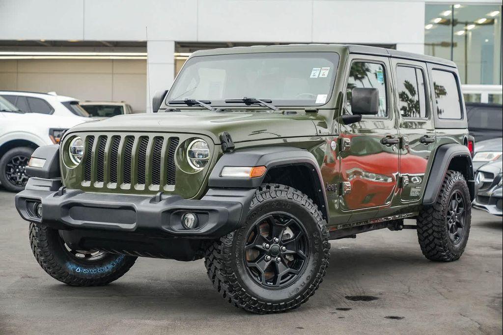 used 2021 Jeep Wrangler Unlimited car, priced at $27,500