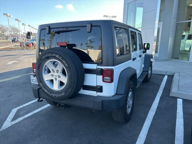 used 2016 Jeep Wrangler Unlimited car, priced at $15,200