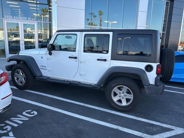 used 2016 Jeep Wrangler Unlimited car, priced at $15,200