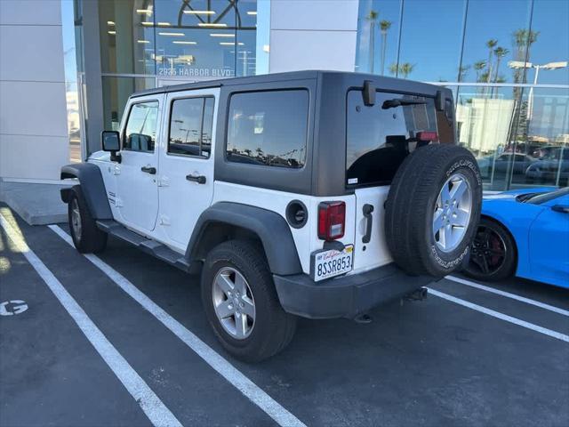 used 2016 Jeep Wrangler Unlimited car, priced at $15,200