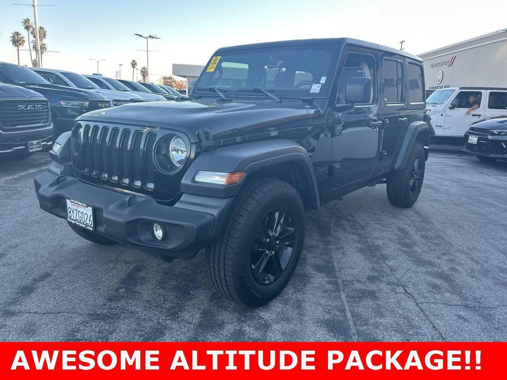 used 2021 Jeep Wrangler Unlimited car, priced at $28,247