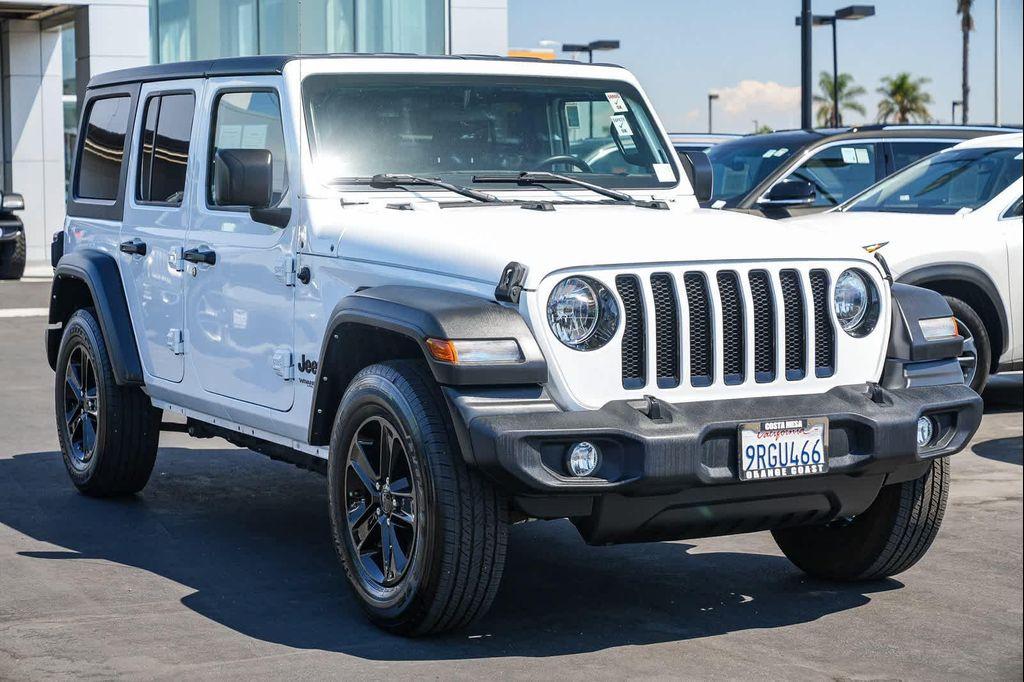 used 2021 Jeep Wrangler Unlimited car, priced at $28,972