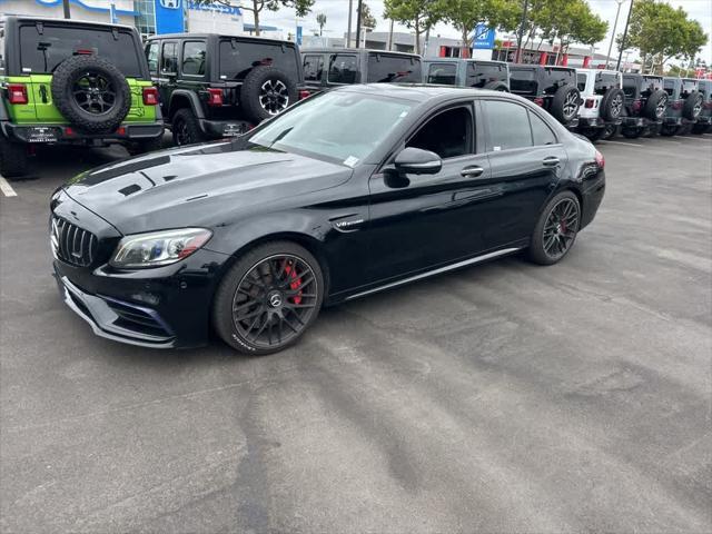 used 2019 Mercedes-Benz AMG C 63 car, priced at $46,053