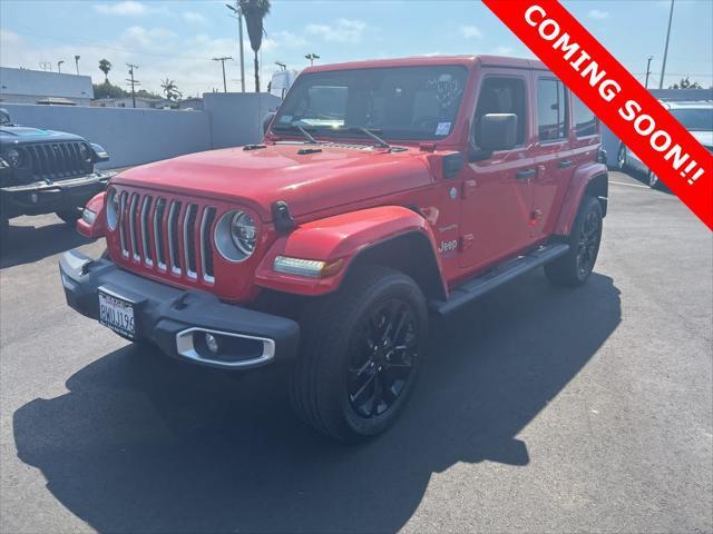 used 2021 Jeep Wrangler Unlimited 4xe car, priced at $32,997