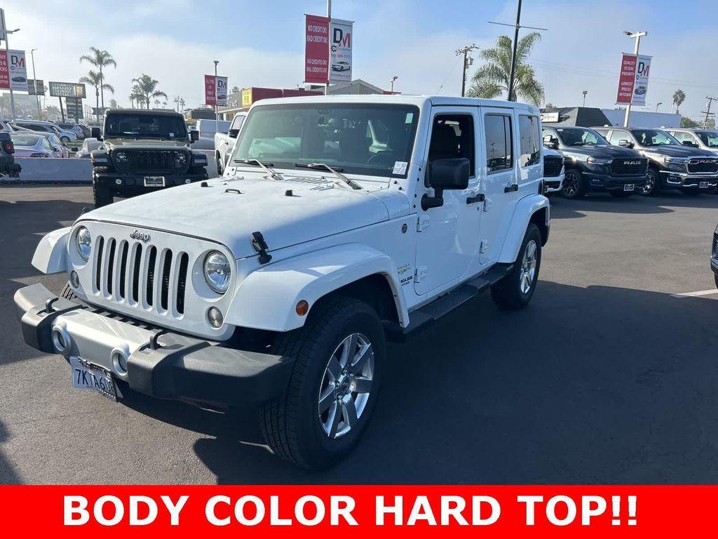 used 2015 Jeep Wrangler Unlimited car, priced at $17,972