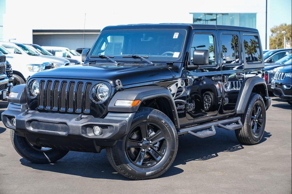 used 2022 Jeep Wrangler Unlimited car, priced at $31,500