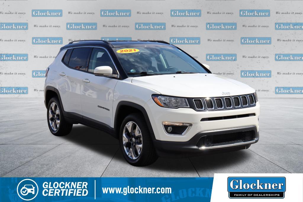 used 2021 Jeep Compass car, priced at $22,493