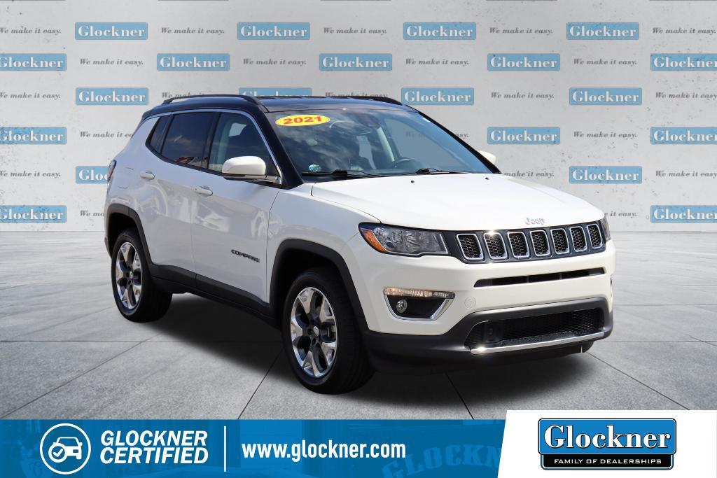 used 2021 Jeep Compass car, priced at $22,957