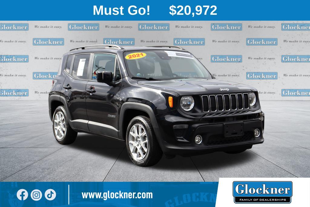 used 2021 Jeep Renegade car, priced at $20,972