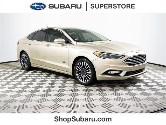 used 2017 Ford Fusion Energi car, priced at $12,600