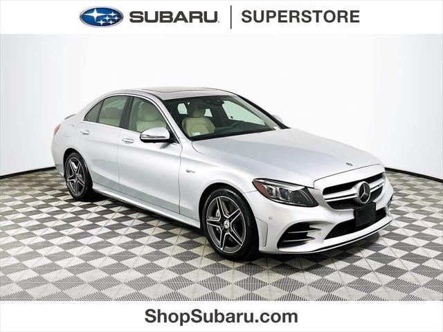 used 2020 Mercedes-Benz AMG C 43 car, priced at $39,700