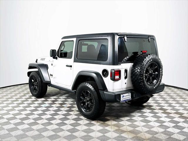 used 2021 Jeep Wrangler car, priced at $26,700