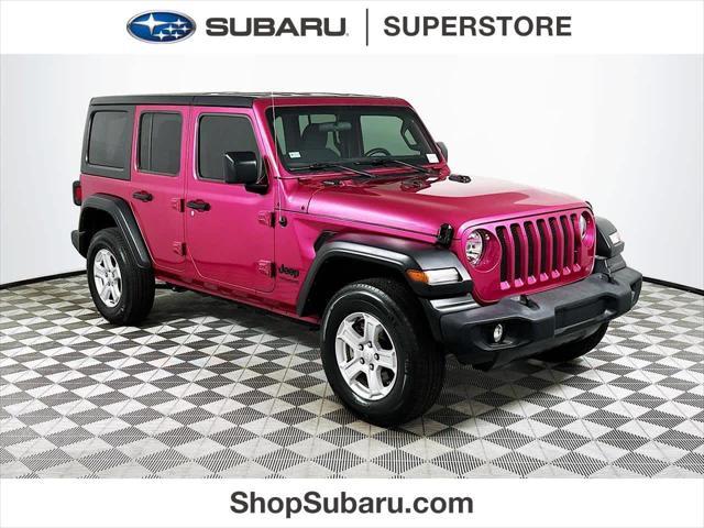 used 2022 Jeep Wrangler Unlimited car, priced at $31,700