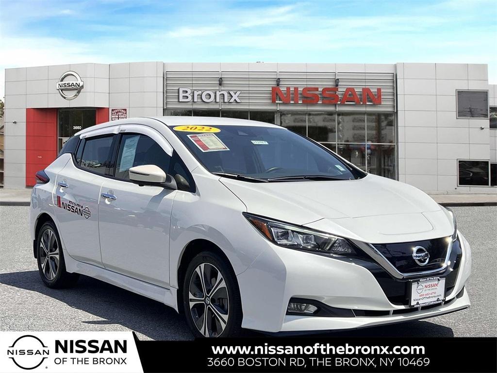 used 2022 Nissan Leaf car, priced at $14,989