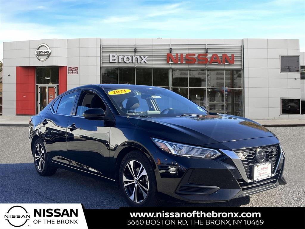 used 2021 Nissan Sentra car, priced at $14,204