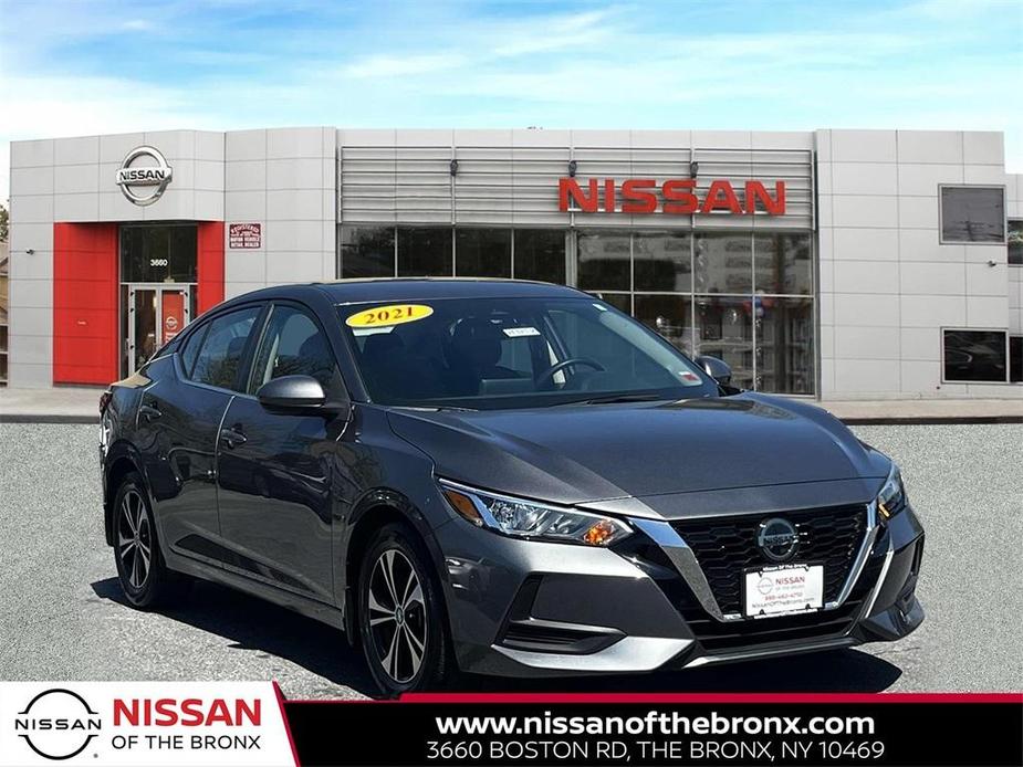 used 2021 Nissan Sentra car, priced at $16,483