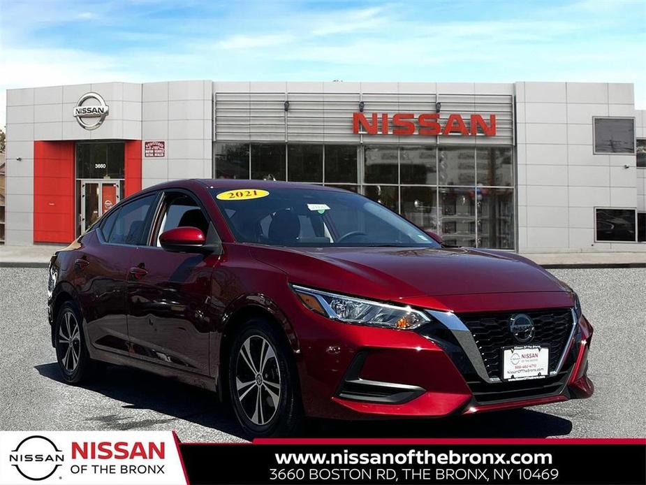 used 2021 Nissan Sentra car, priced at $15,883