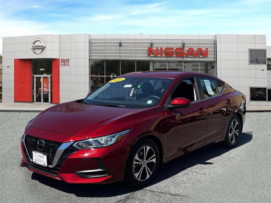 used 2021 Nissan Sentra car, priced at $15,483